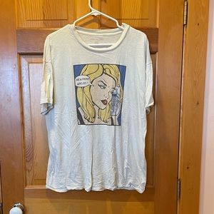 Comic book oversized top